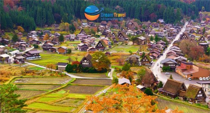 [HCM] Tour Nhật Bản Mùa Thu 2026: Cung Đường Làng Cổ Shirakawago